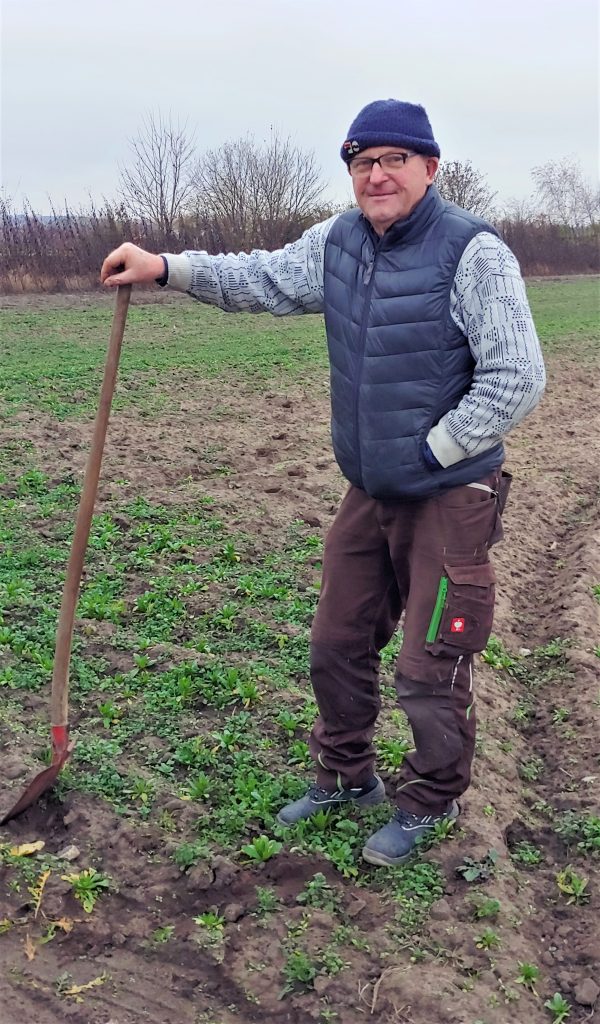 Biogärtner Erich Gahr