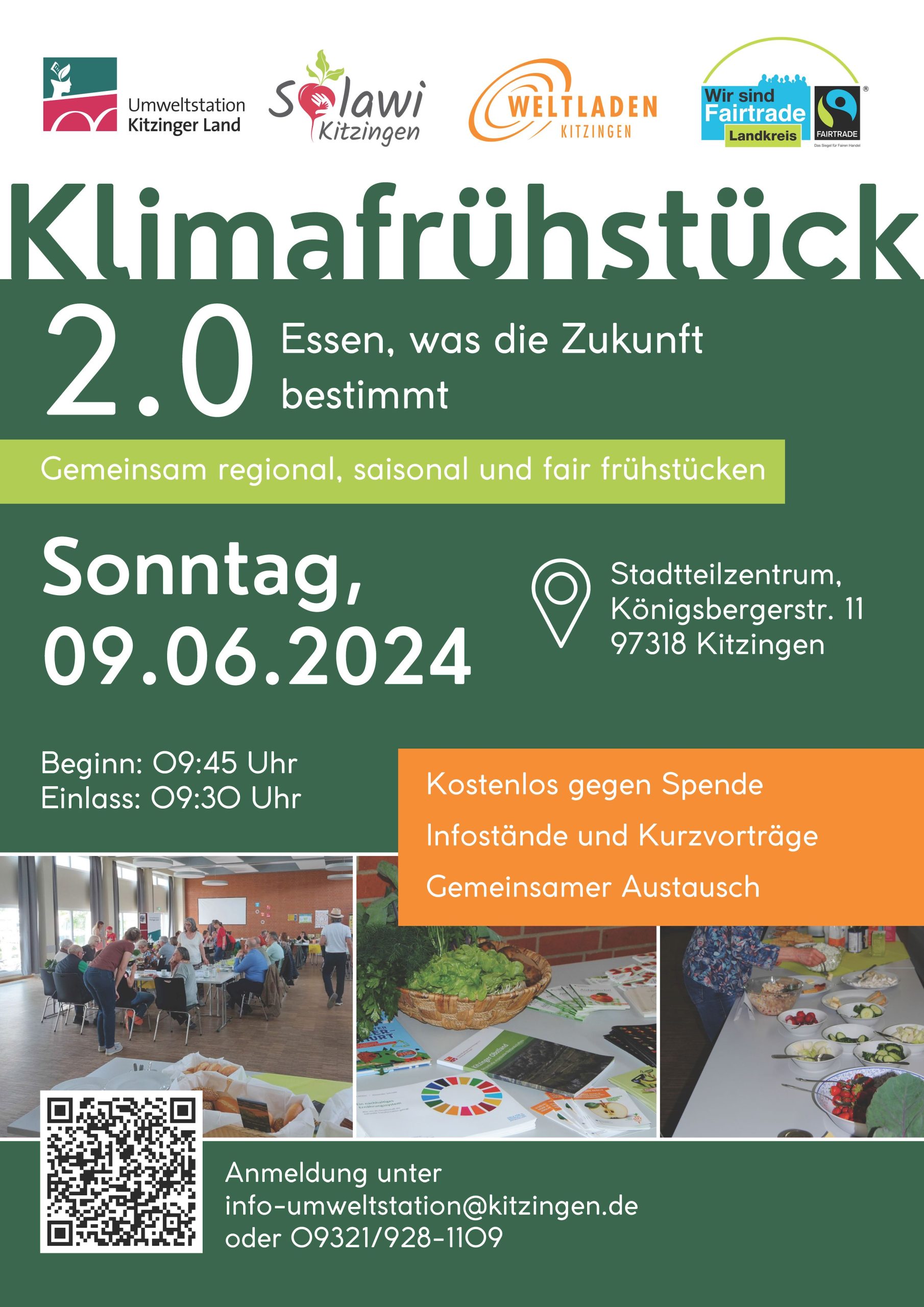 Mehr über den Artikel erfahren Klimafrühstück: genießen und informieren